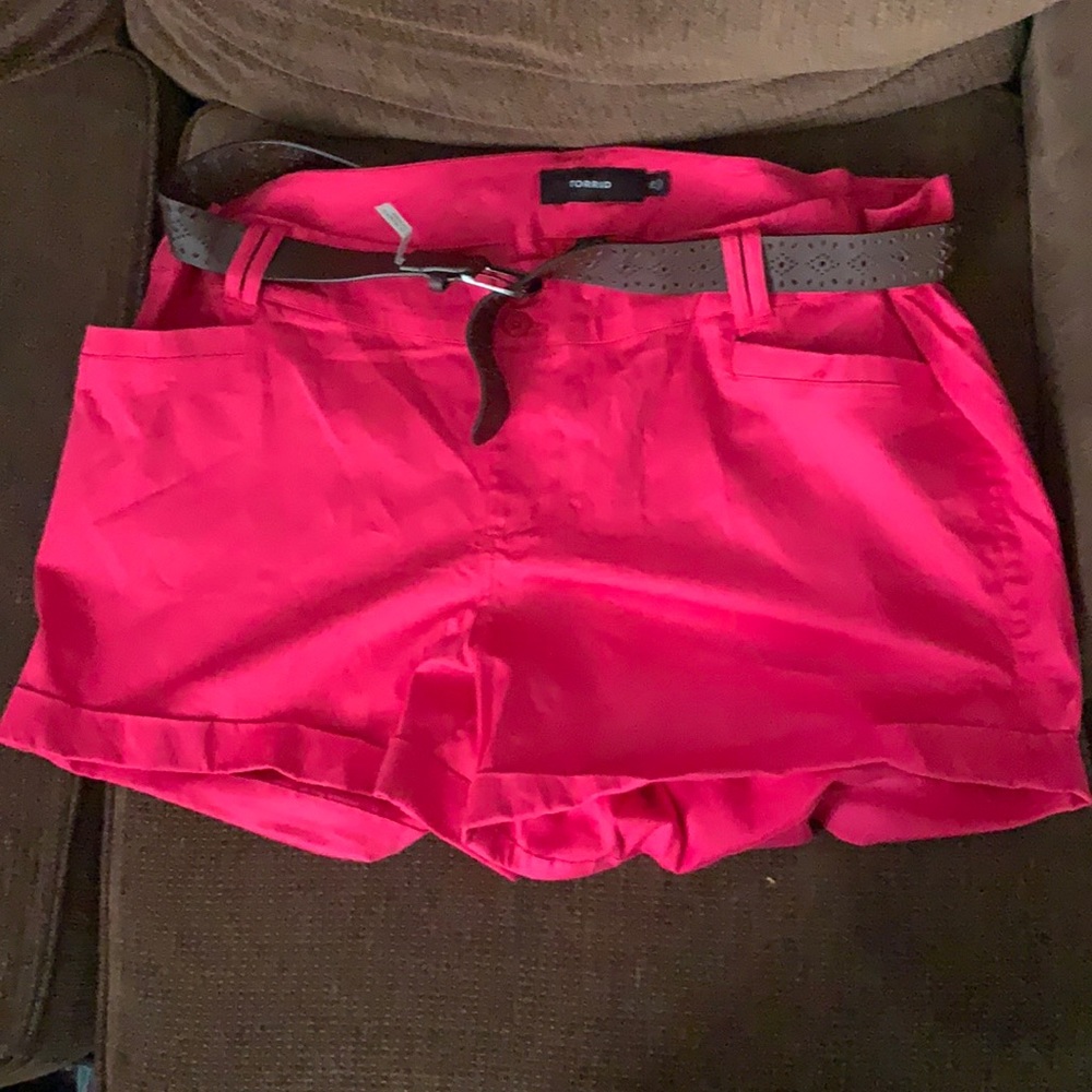Pink torrid cotton shorts